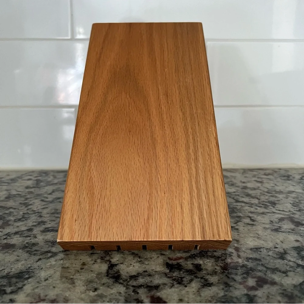 Vintage Cutco Space Saver Wooden Knife Block
